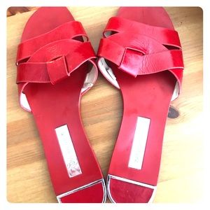 Zara Flat Leather Sandal